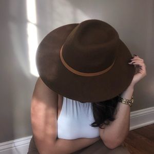 Brown hat